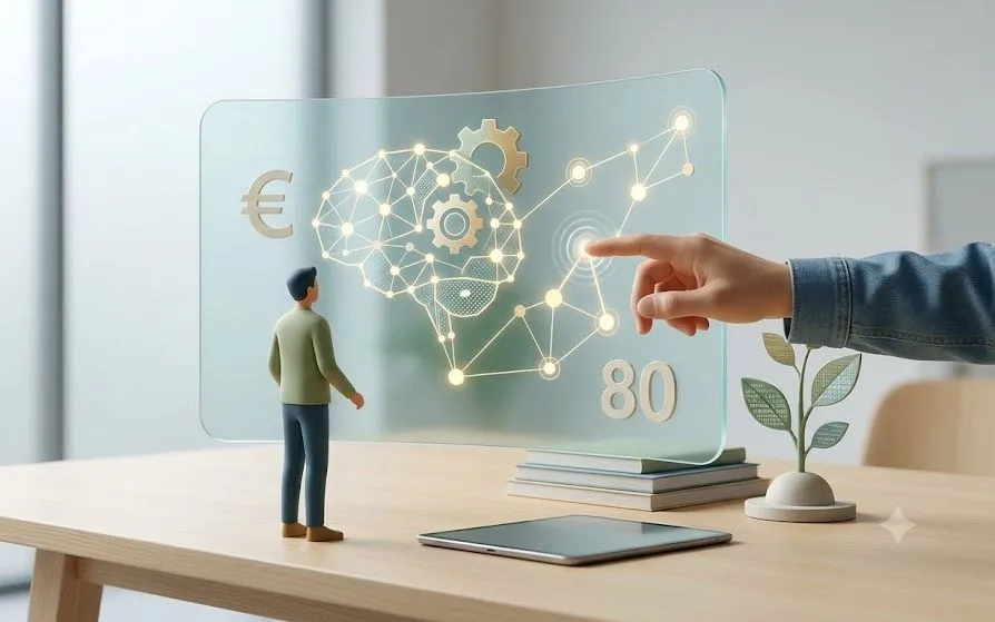  Pháp chi 80 triệu euro giúp người lao động thích ứng với AI - Ảnh AI