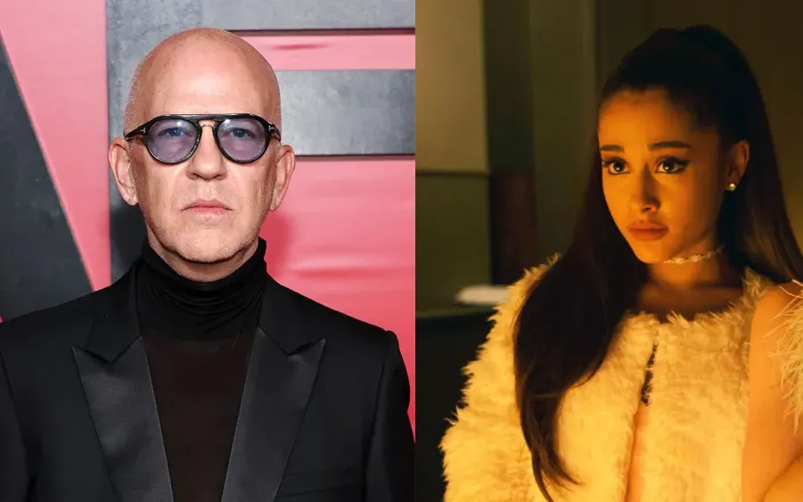 Ryan Murphy và  Ariana Grande trong Scream Queens. (Ảnh: The Hollywood) 