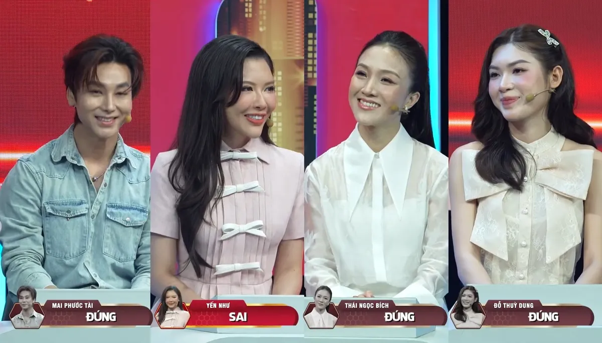 MC Đại Nghĩa “bất lực” trước màn đấu khẩu của hai người chơi Vận may gọi tên ai - Ảnh 5.