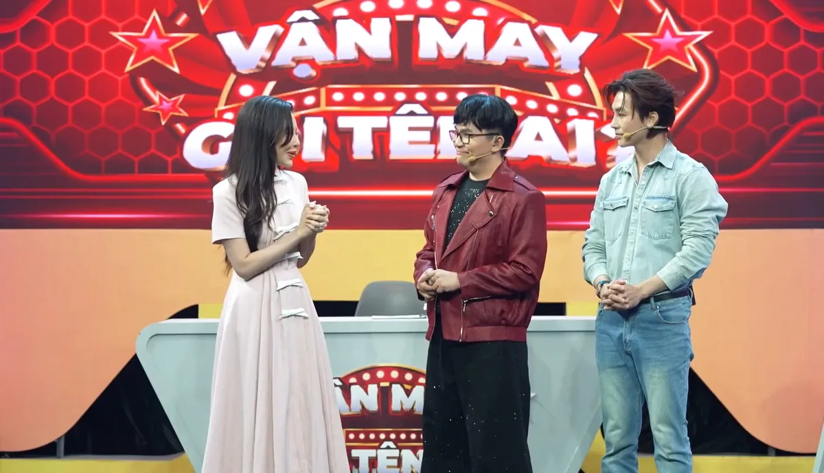 MC Đại Nghĩa “bất lực” trước màn đấu khẩu của hai người chơi Vận may gọi tên ai - Ảnh 1.