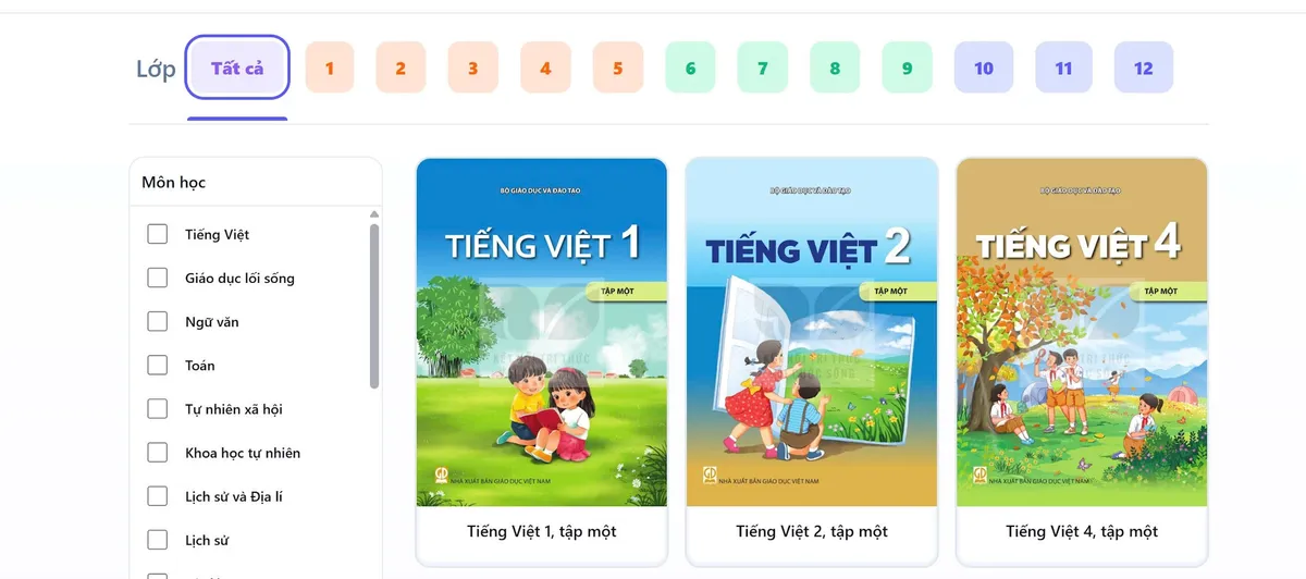 Cách sử dụng sách giáo khoa điện tử miễn phí - Ảnh 1.