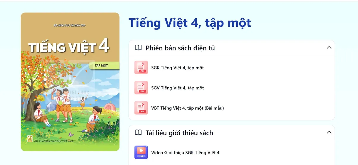 Cách sử dụng sách giáo khoa điện tử miễn phí - Ảnh 2.