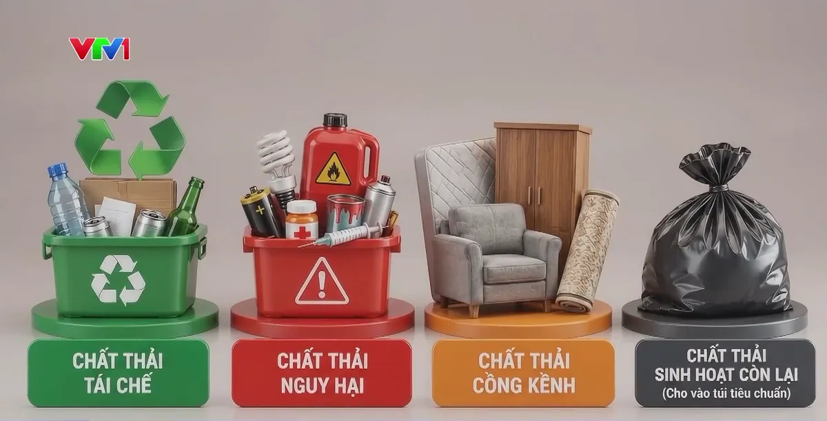 Phường Cửa Nam thí điểm thu gom rác bằng túi tiêu chuẩn - Ảnh 2.