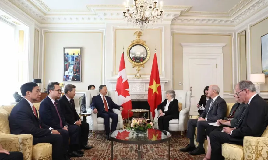 Tổng Bí thư, Chủ tịch nước Tô Lâm hội kiến với Toàn quyền Canada Louise Arbour - Ảnh 2.