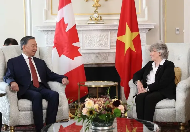 Tổng Bí thư, Chủ tịch nước Tô Lâm hội kiến với Toàn quyền Canada Louise Arbour - Ảnh 1.