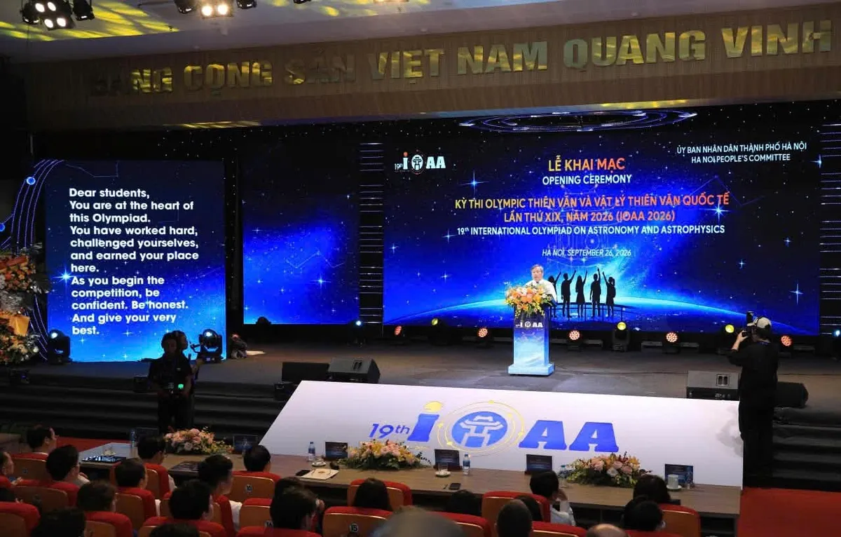 Khai mạc Olympic Thiên văn và Vật lý thiên văn quốc tế 2026 tại Hà Nội - Ảnh 2.