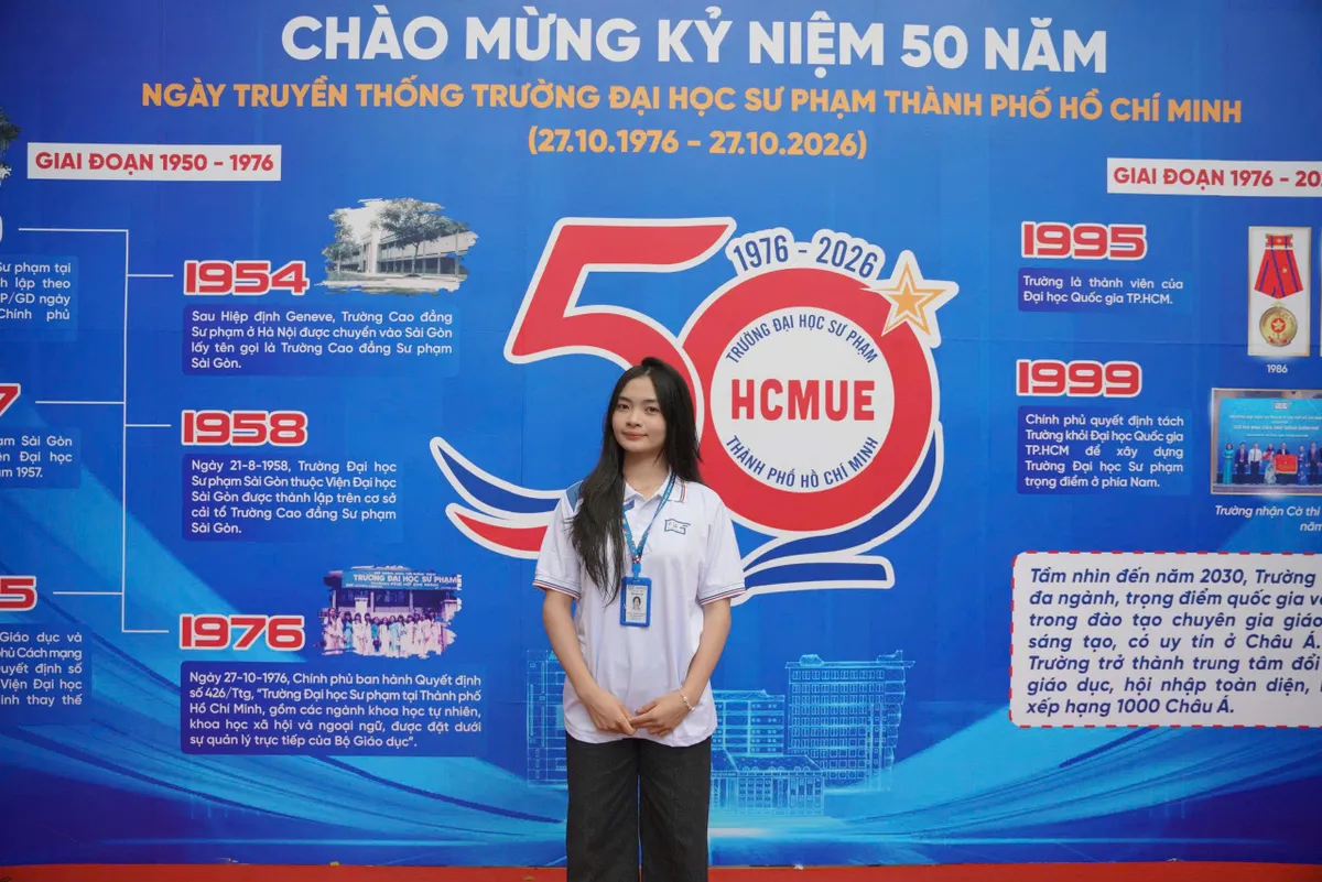 "Mục tiêu kép" của nữ sinh Sư phạm nhận Huân chương Lao động hạng Ba- Ảnh 1.