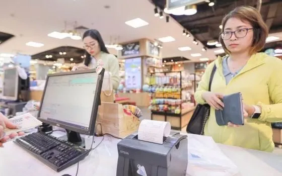 Hóa đơn điện tử khởi tạo từ máy tính tiền.