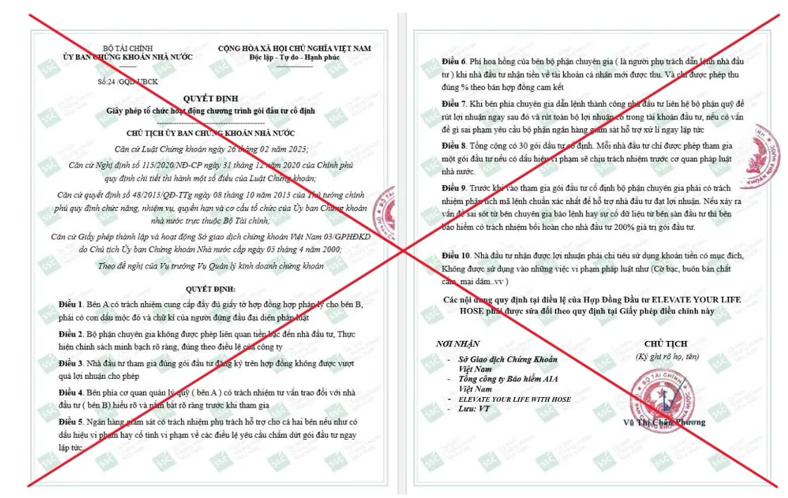 Cảnh báo giả mạo HOSE để lừa đảo nhà đầu tư - Ảnh 2.