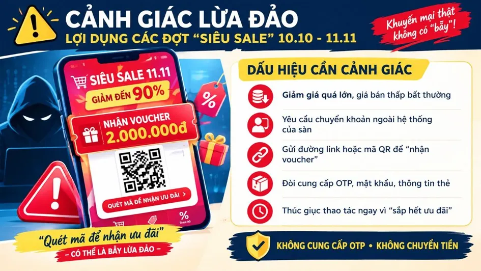 Cảnh gi&aacute;c thủ đoạn lừa đảo trong m&ugrave;a mua sắm trực tuyến  - Ảnh 1.