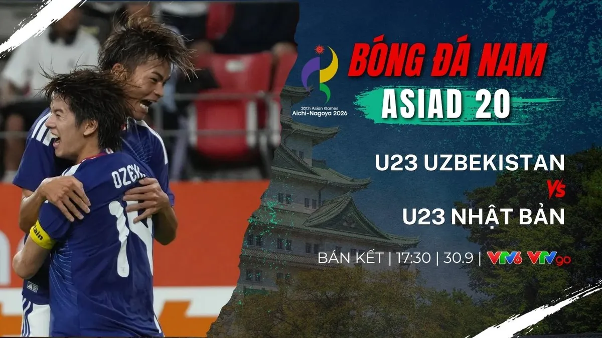 Lịch thi đấu v&agrave; trực tiếp B&aacute;n kết b&oacute;ng đ&aacute; nam ASIAD 20 h&ocirc;m nay (30/9)   - Ảnh 2.