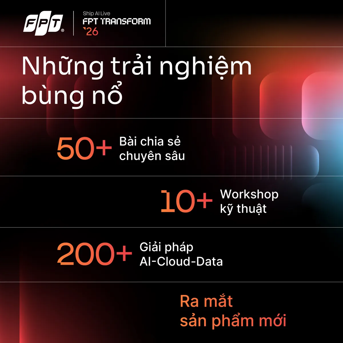Sự kiện công nghệ quốc tế chuyên sâu về AI, Cloud và Data - Ảnh 1.