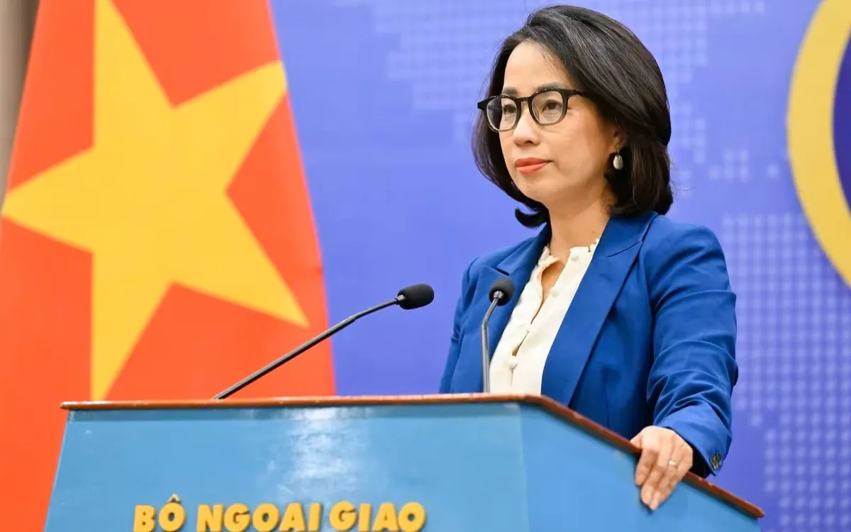 Người Phát ngôn Bộ Ngoại giao Phạm Thu Hằng. Ảnh: BNG