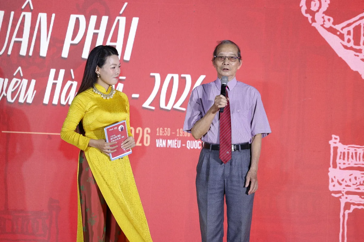 Trao giải thưởng B&ugrave;i Xu&acirc;n Ph&aacute;i - V&igrave; t&igrave;nh y&ecirc;u H&agrave; Nội lần thứ 19 - 2026: Vinh danh nh&agrave; thơ Bằng Việt - Ảnh 1.