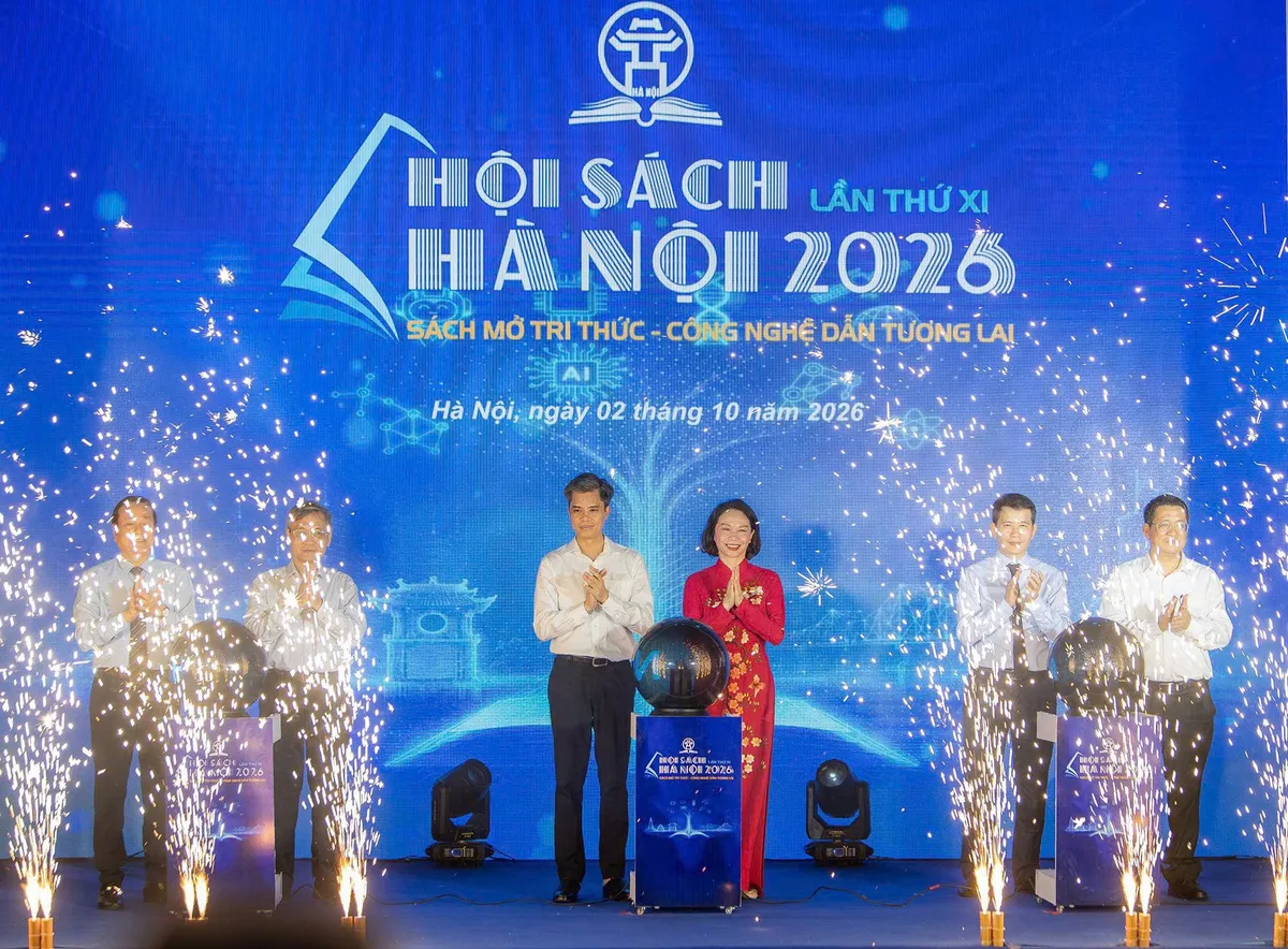 Khai mạc Hội Sách Hà Nội 2026: Kết nối văn hóa đọc với công nghệ - Ảnh 2.