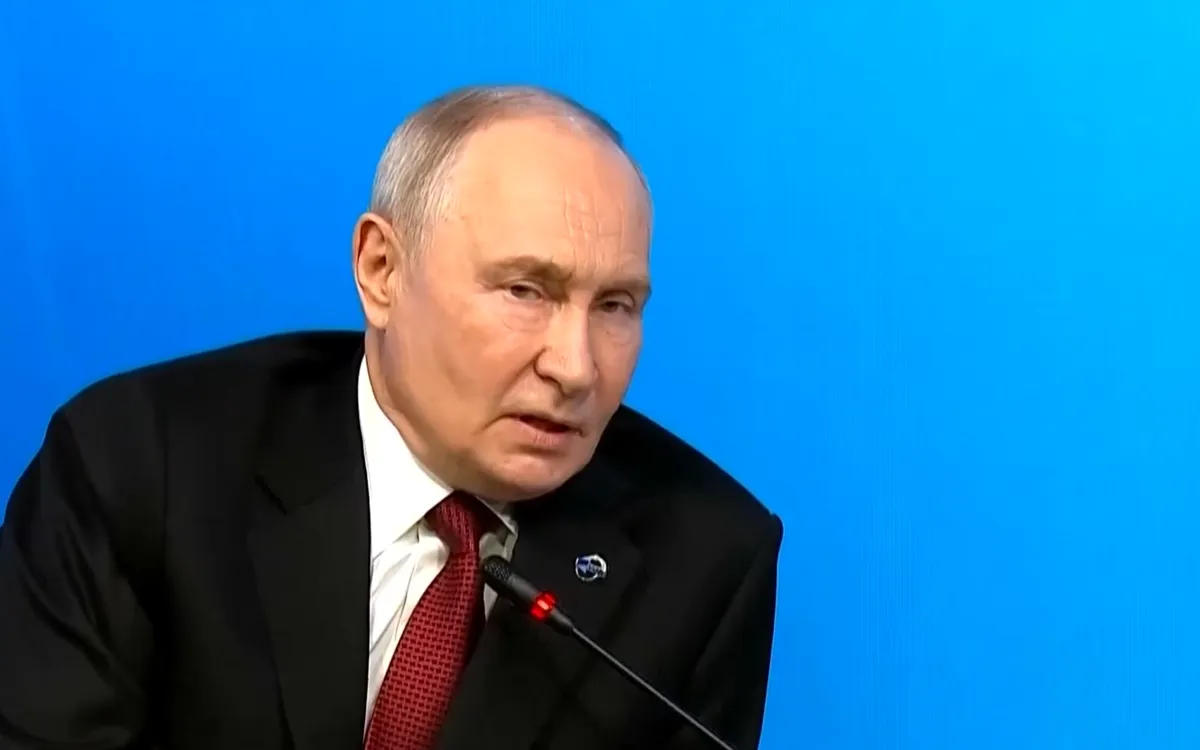 Tổng thống Nga Vladimir Putin. (Ảnh chụp màn hình)