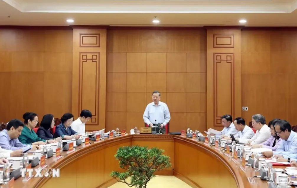 Tổng B&iacute; thư, Chủ tịch nước T&ocirc; L&acirc;m: Sức khỏe, thể lực người d&acirc;n l&agrave; một bộ phận của sức mạnh quốc gia - Ảnh 1.