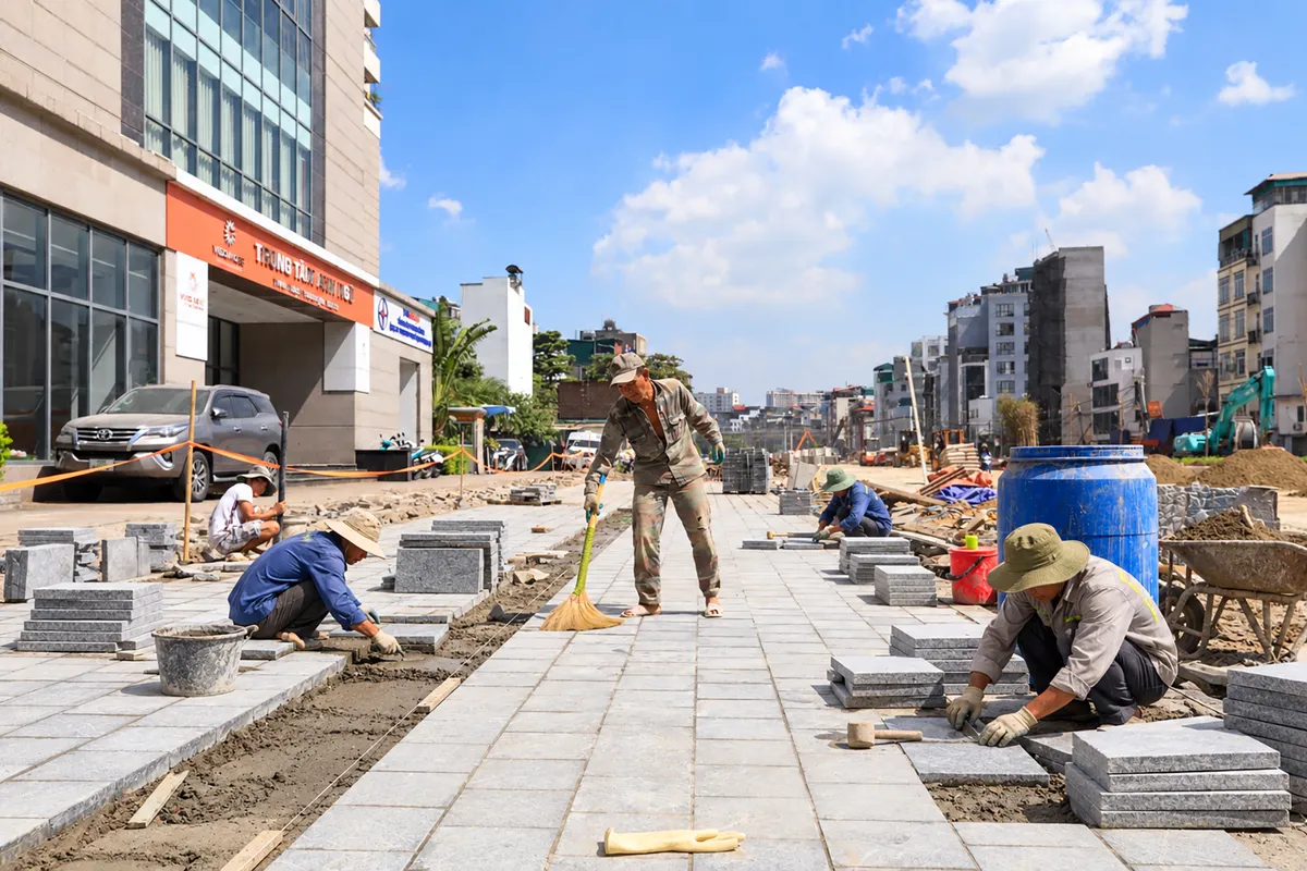 Vành đai 2,5 đoạn qua Cầu Giấy (Hà Nội) dự kiến thông xe kỹ thuật dịp 10/10 - Ảnh 2.