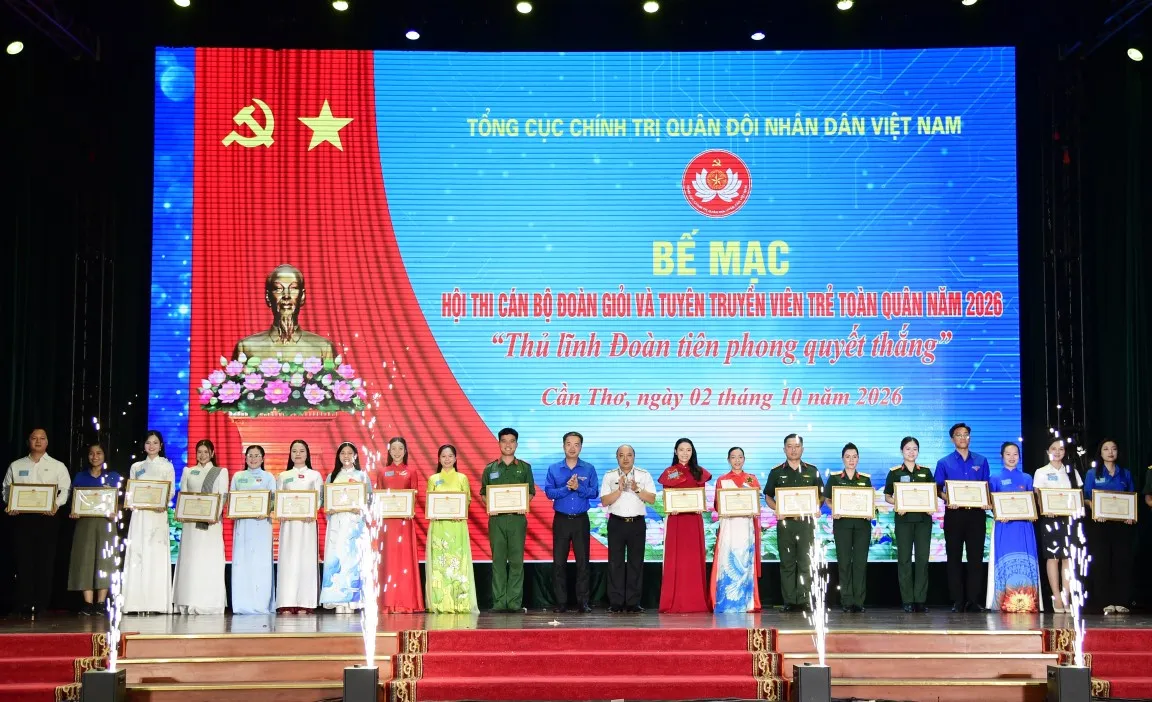Tuổi trẻ Cảnh s&aacute;t biển Việt Nam tỏa s&aacute;ng tại Hội thi C&aacute;n bộ đo&agrave;n giỏi v&agrave; Tuy&ecirc;n truyền vi&ecirc;n trẻ to&agrave;n qu&acirc;n 2026 - Ảnh 2.