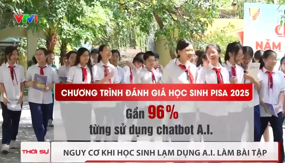 Học sinh lạm dụng AI: Khi c&ocirc;ng cụ hỗ trợ l&agrave;m suy giảm tư duy - Ảnh 1.