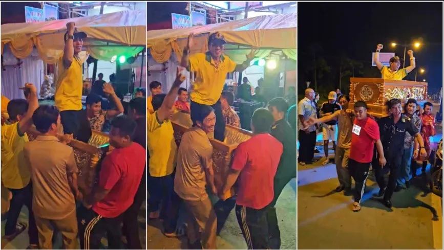 Khởi tố thêm 7 bị can trong vụ khiêng quan tài diễu phố ở Cần Thơ - Ảnh 1.
