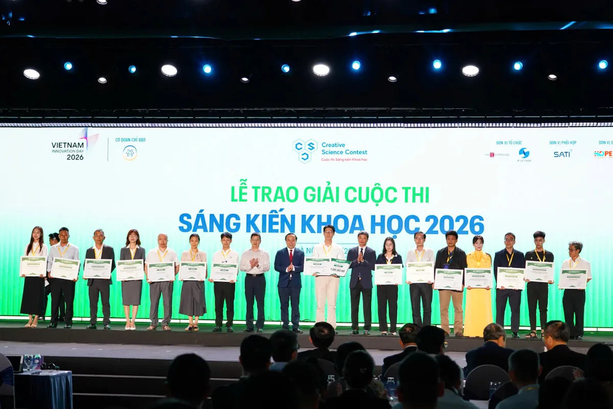 15 sáng kiến được vinh danh tại cuộc thi Sáng kiến Khoa học 2026- Ảnh 1.