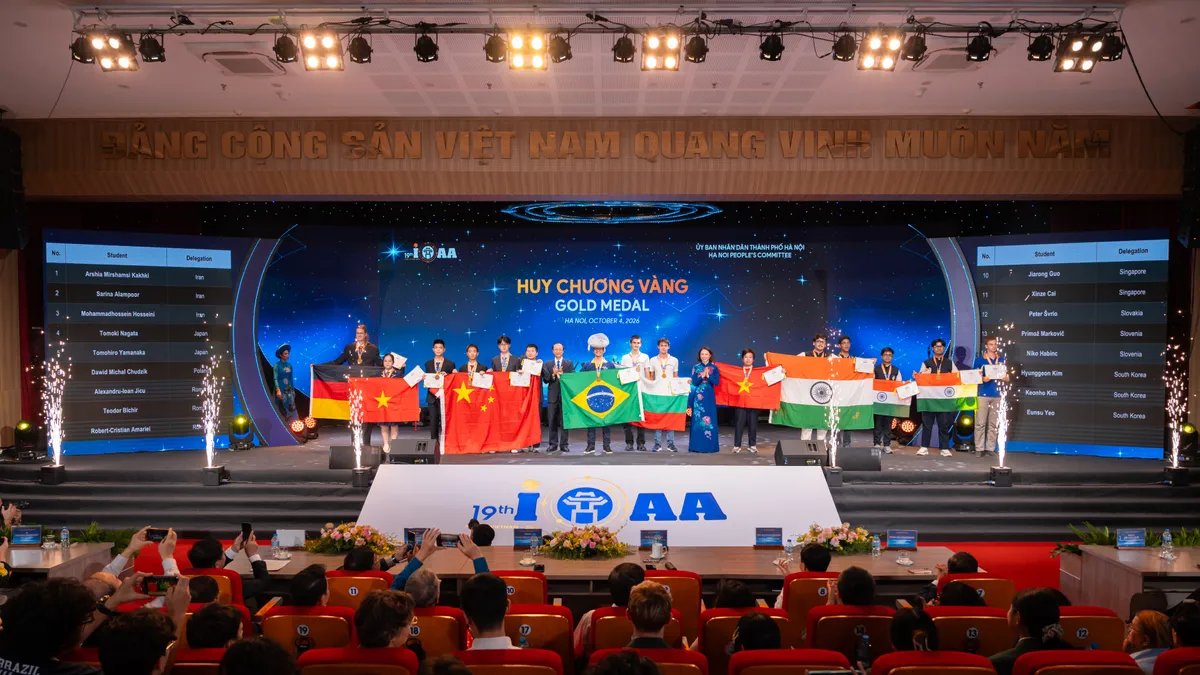 Việt Nam giành 6 Huy chương Vàng tại Olympic Thiên văn và Vật lý thiên văn quốc tế 2026 - Ảnh 2.