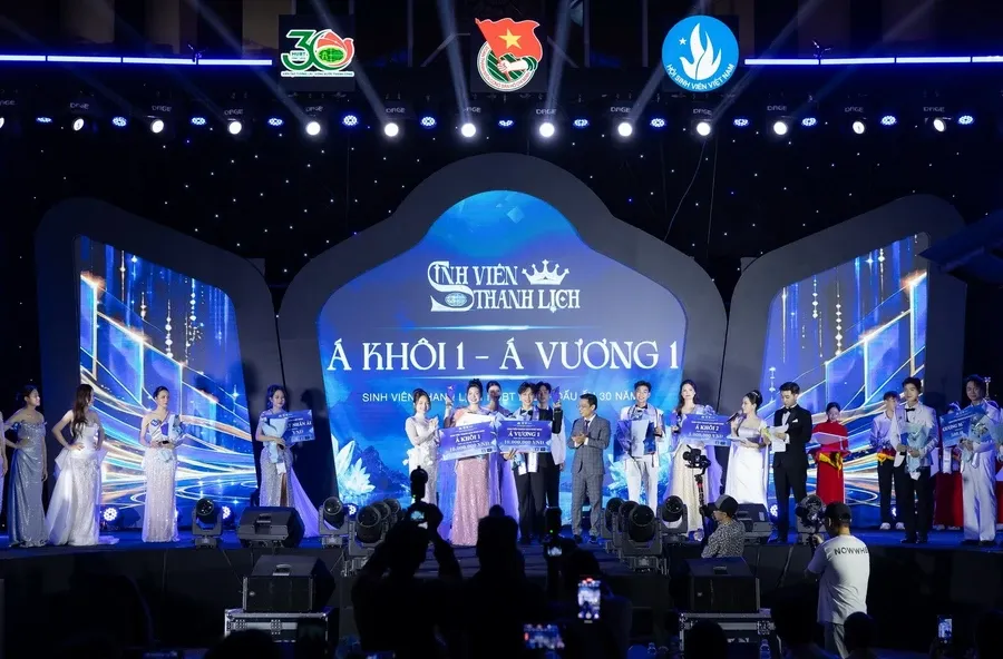 HUBT rộn ràng đêm hội sinh viên thanh lịch - Ảnh 5.