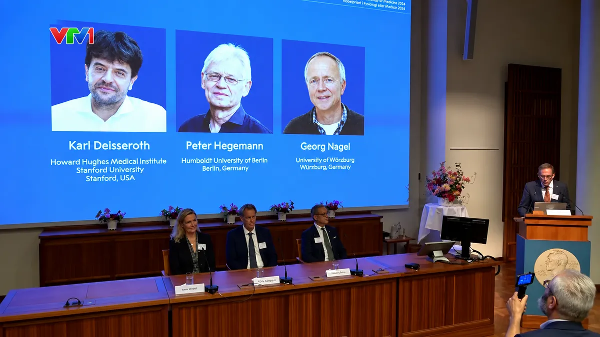 Giải Nobel Y sinh 2026: Dùng ánh sáng để điều khiển tế bào thần kinh- Ảnh 1.