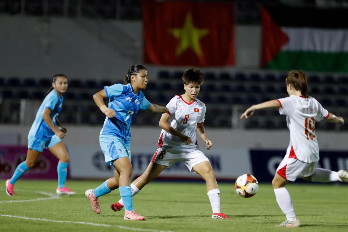 U17 nữ Việt Nam thắng trắng 20 bàn trước U17 Bắc Mariana- Ảnh 2.
