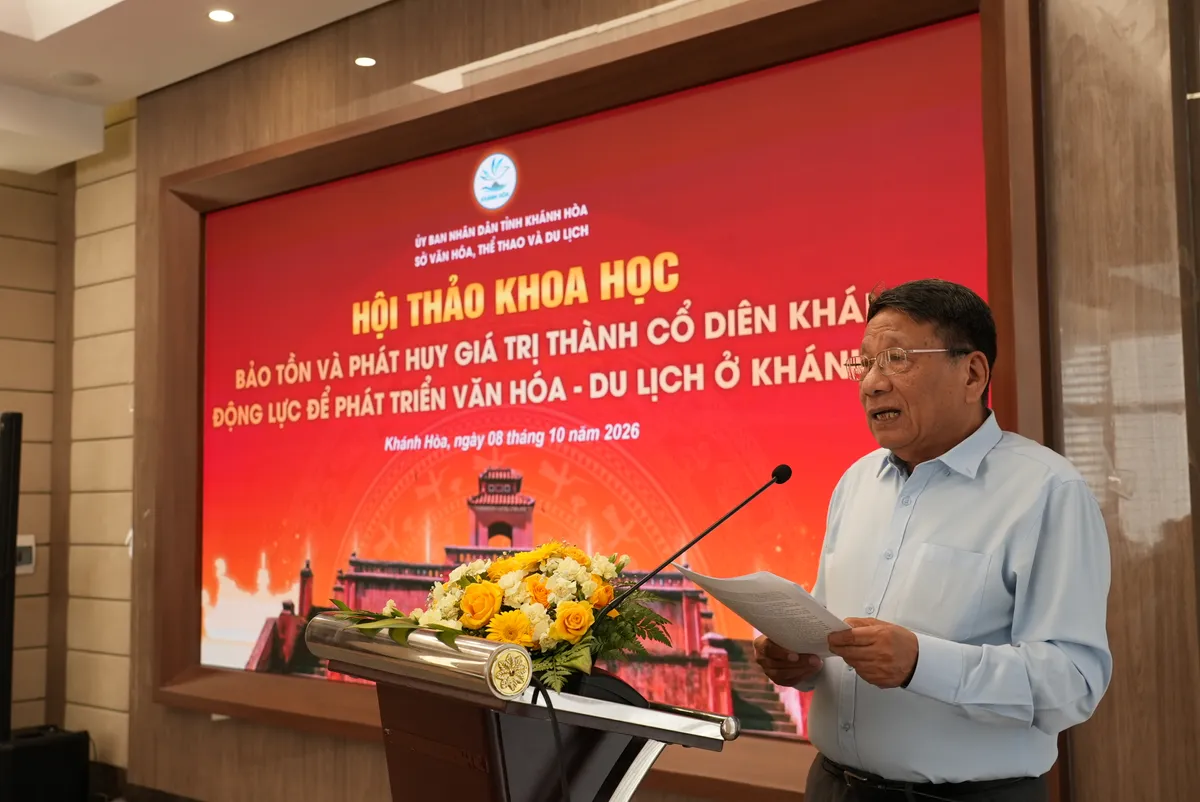 Kh&aacute;nh H&ograve;a bảo tồn v&agrave; ph&aacute;t huy gi&aacute; trị của Th&agrave;nh cổ Di&ecirc;n Kh&aacute;nh - Ảnh 3.