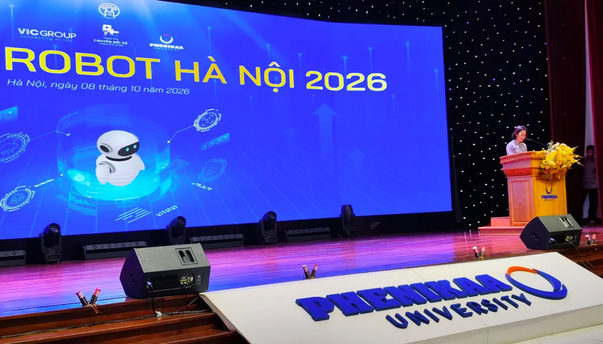 Triển lãm Robot Hà Nội 2026: Kết nối công nghệ với nhu cầu thực tiễn - Ảnh 1.