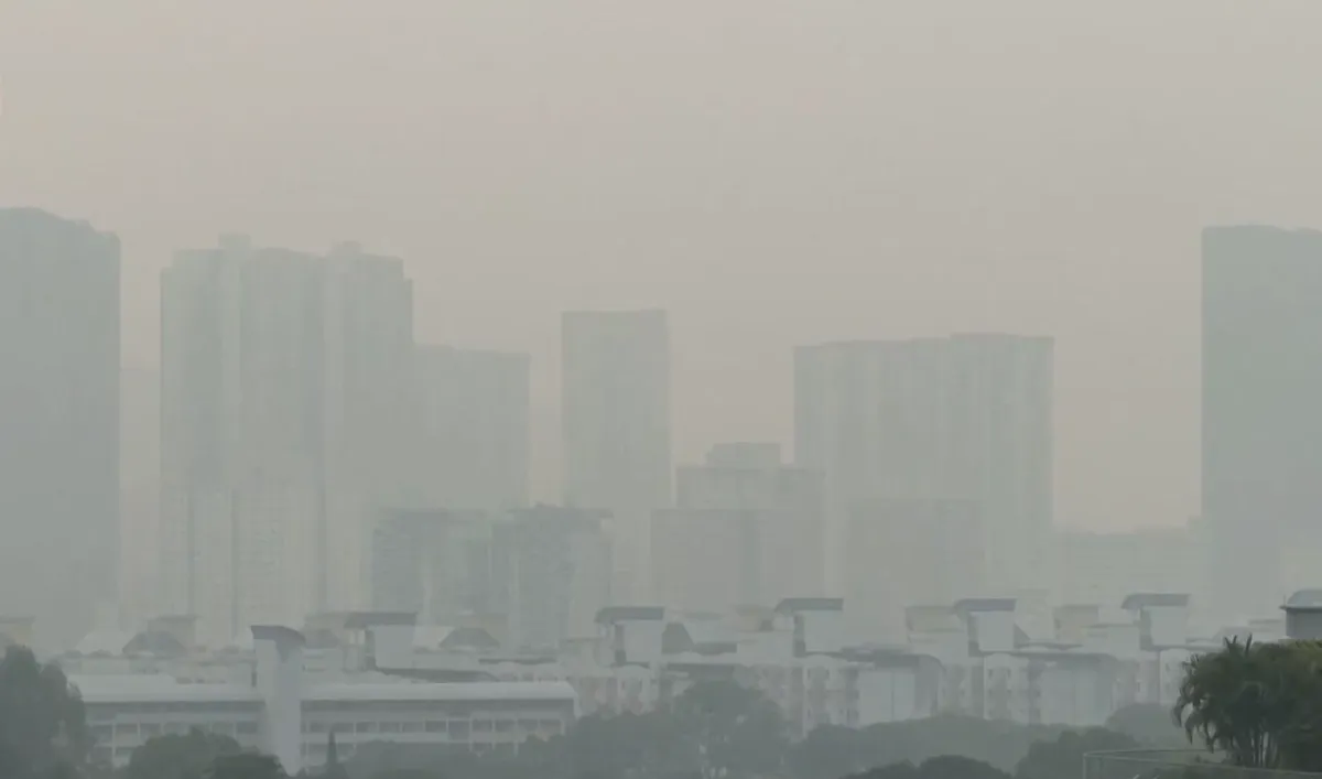 Ô nhiễm không khí nghiêm trọng tại Singapore- Ảnh 1.