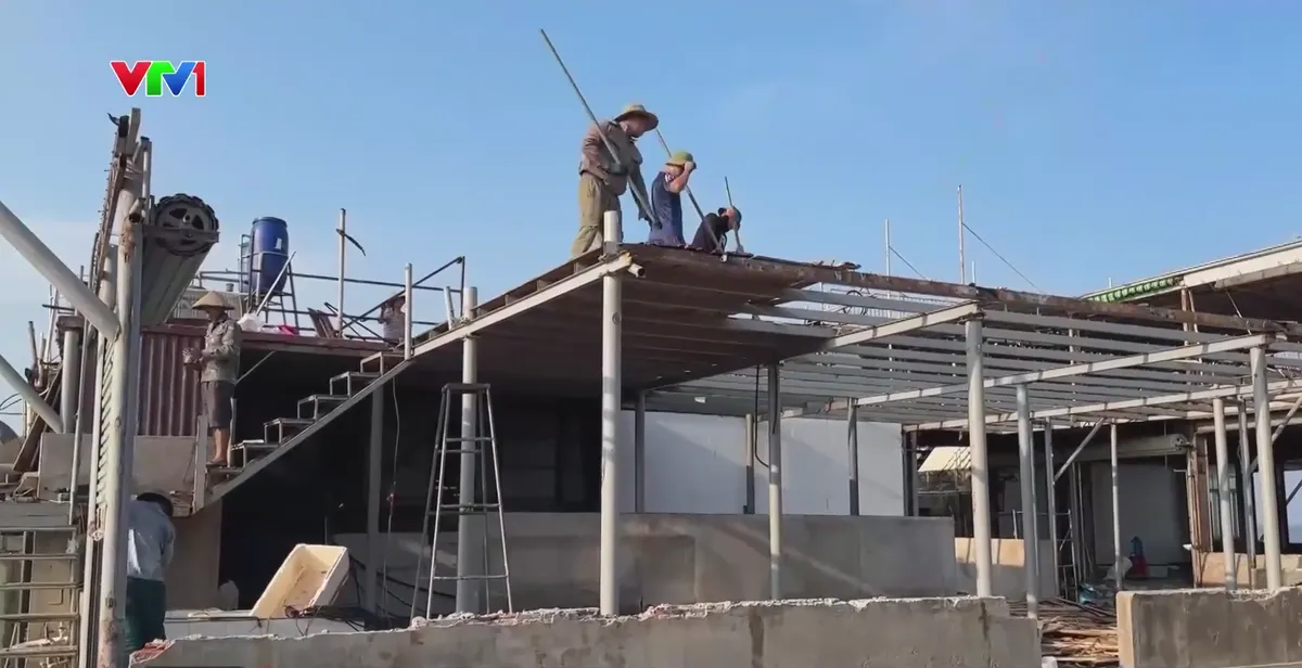 Ninh B&igrave;nh th&aacute;o dỡ 23 c&ocirc;ng tr&igrave;nh lấn chiếm khu&ocirc;n vi&ecirc;n nh&agrave; thờ đổ Hải L&yacute; - Ảnh 1.