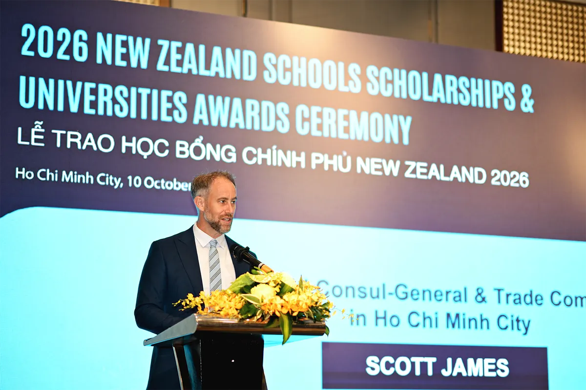 18 học sinh xuất sắc đạt trao học bổng Ch&iacute;nh phủ New Zealand 2026 - Ảnh 2.