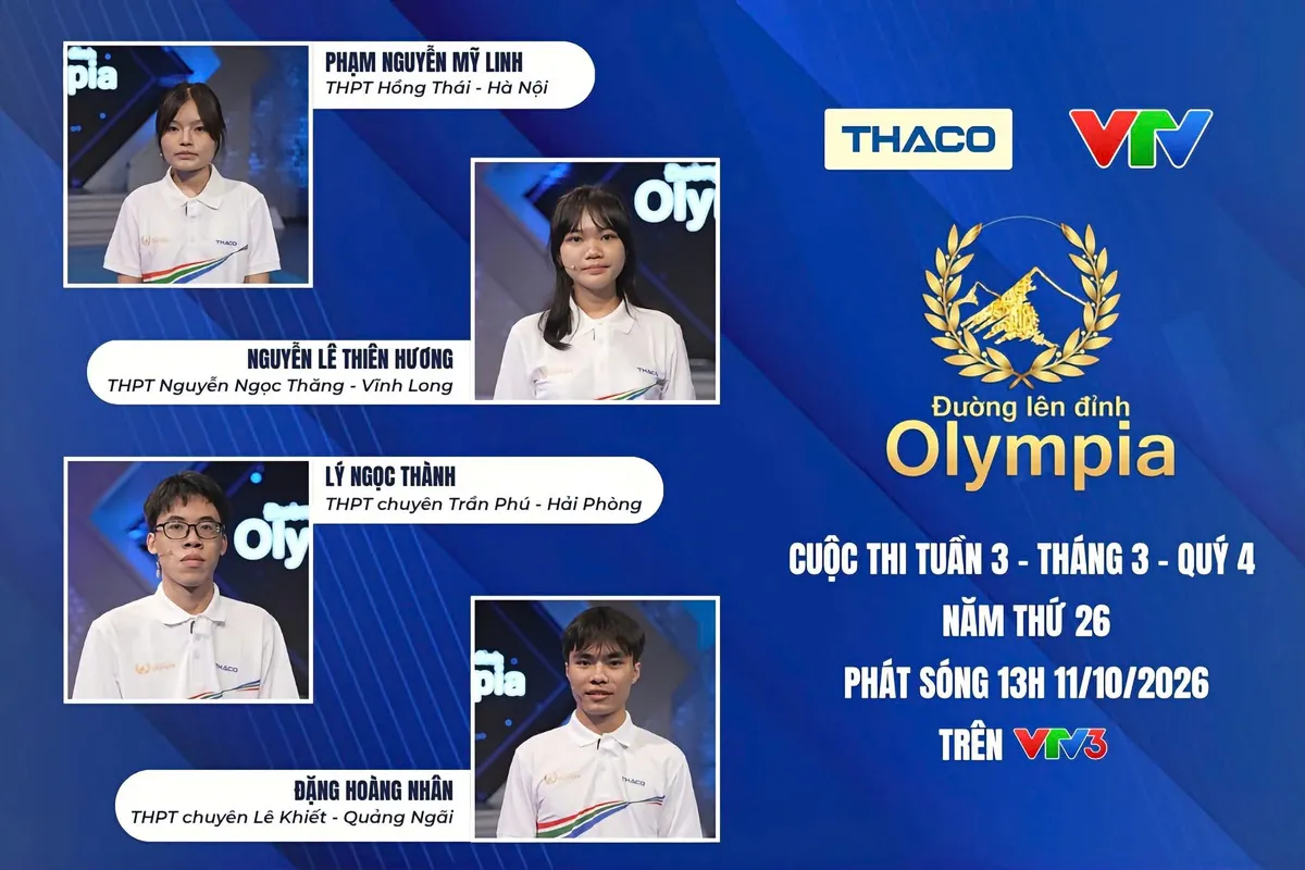 Đường l&ecirc;n đỉnh Olympia: Nam sinh Quảng Ng&atilde;i giữ vững phong độ, xuất sắc gi&agrave;nh v&ograve;ng nguyệt quế - Ảnh 1.
