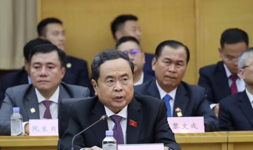 Chủ tịch Quốc hội Trần Thanh Mẫn thăm mô hình lập pháp ở Bắc Kinh, Trung Quốc - Ảnh 2.