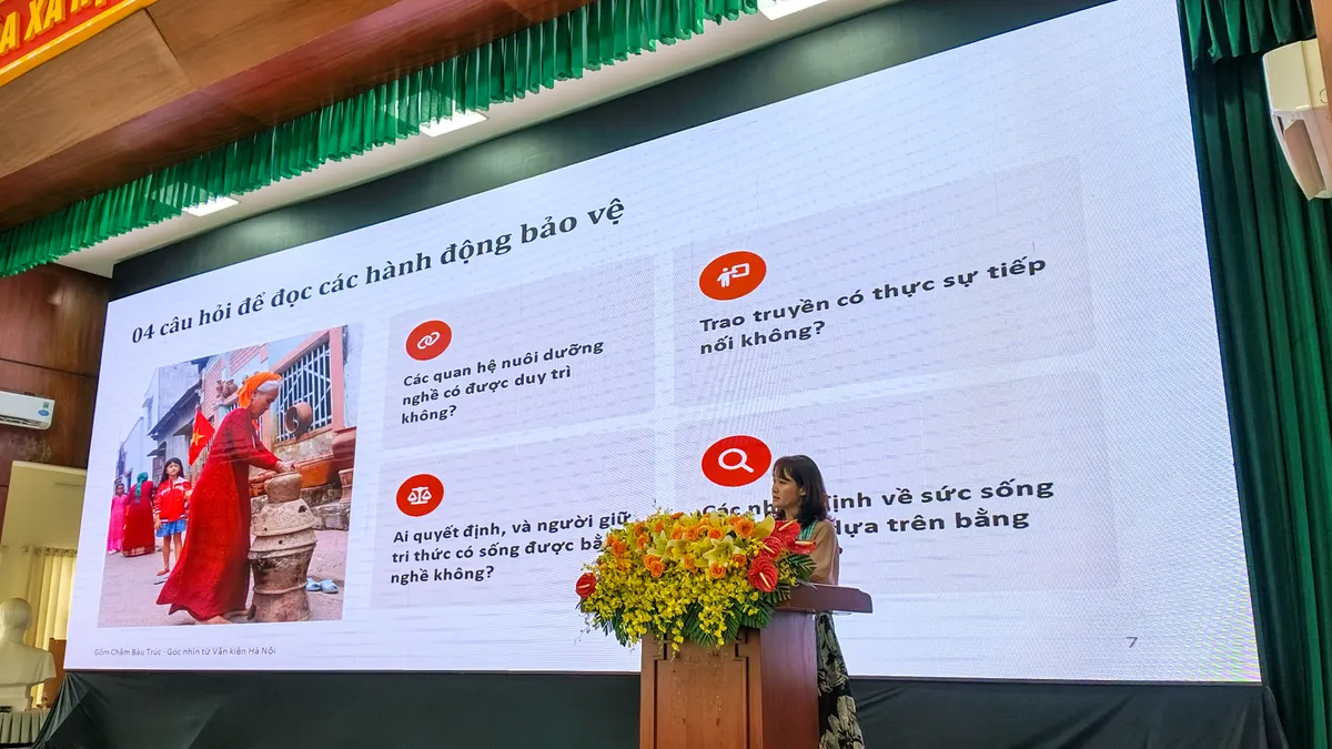 Hội thảo bảo vệ gốm Chăm Bàu Trúc: Không để di sản "đóng băng" trên bục vinh danh - Ảnh 1.