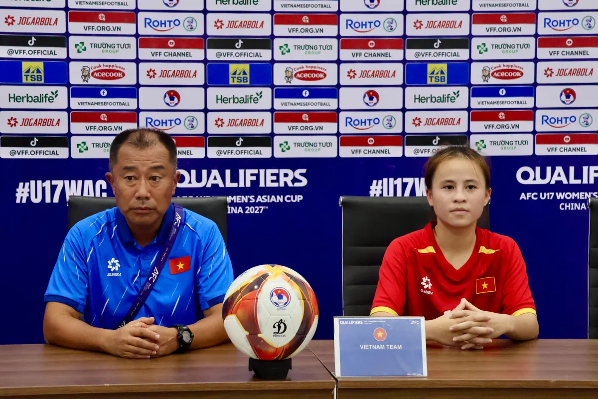 Áp đảo về hình thể, U17 nữ Kyrgyzstan vẫn để thua U17 nữ Việt Nam 2-0- Ảnh 2.