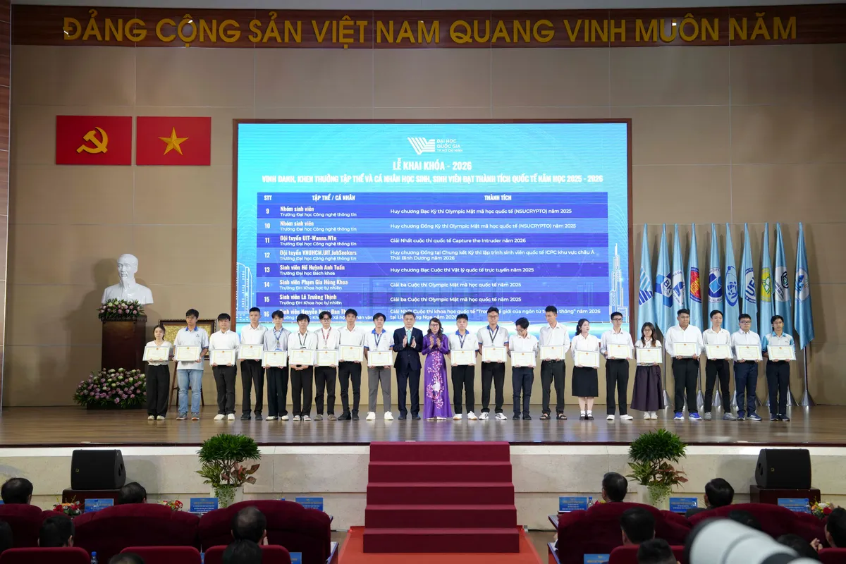 Thủ tướng L&ecirc; Minh Hưng dự Lễ khai kh&oacute;a Đại học Quốc gia TP Hồ Ch&iacute; Minh- Ảnh 6.