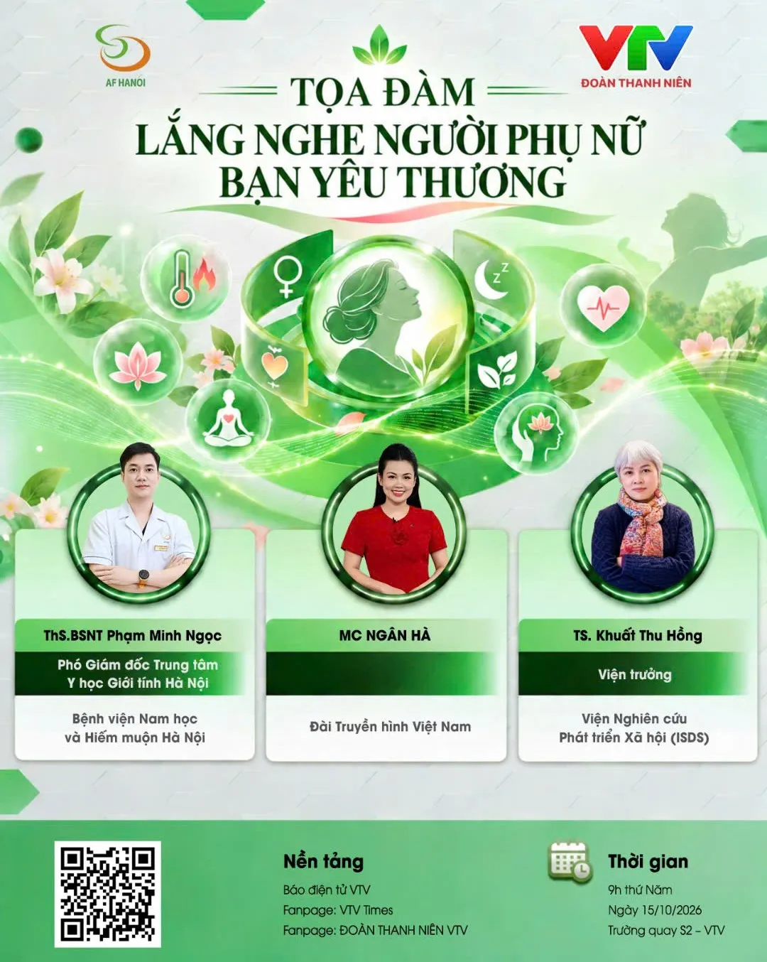 Tọa đàm trực tuyến: Lắng nghe người phụ nữ bạn yêu thương - Ảnh 1.
