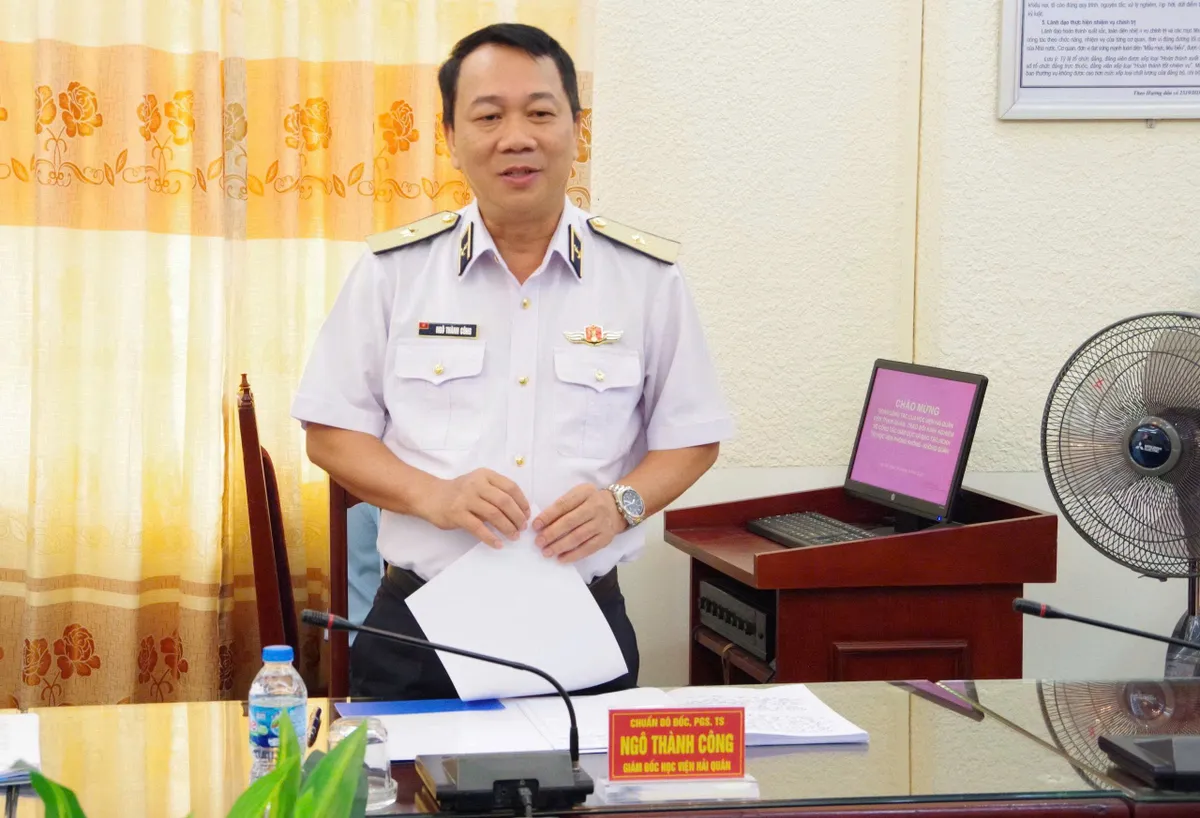 Học viện Hải quân đẩy mạnh hợp tác giáo dục, đào tạo và nghiên cứu khoa học trong tình hình mới - Ảnh 1.