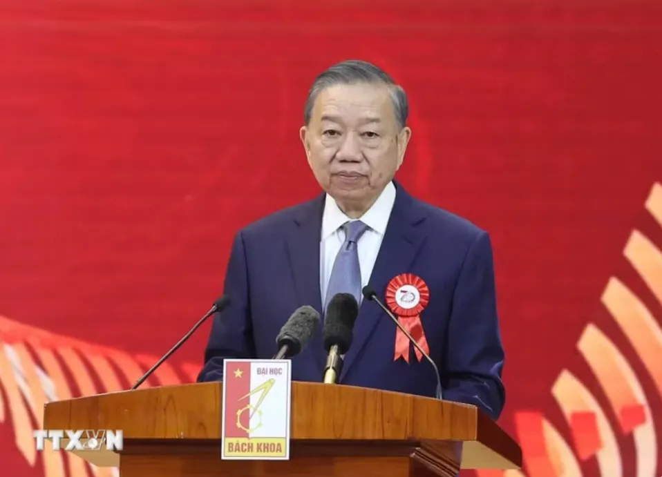 Tổng Bí thư, Chủ tịch nước Tô Lâm: Xây dựng Đại học Bách khoa Hà Nội trở thành đại học nghiên cứu xuất sắc - Ảnh 2.