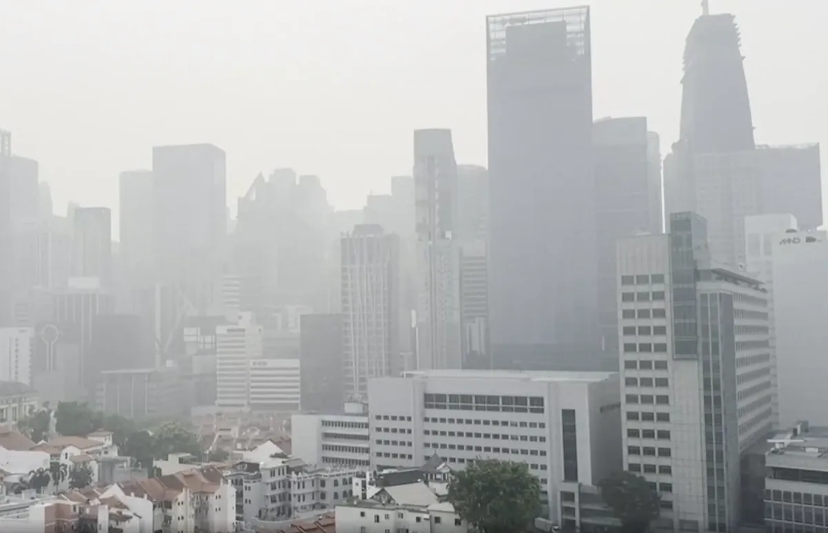 Kh&oacute;i m&ugrave; ch&aacute;y rừng bao tr&ugrave;m Indonesia, Singapore - Ảnh 1.
