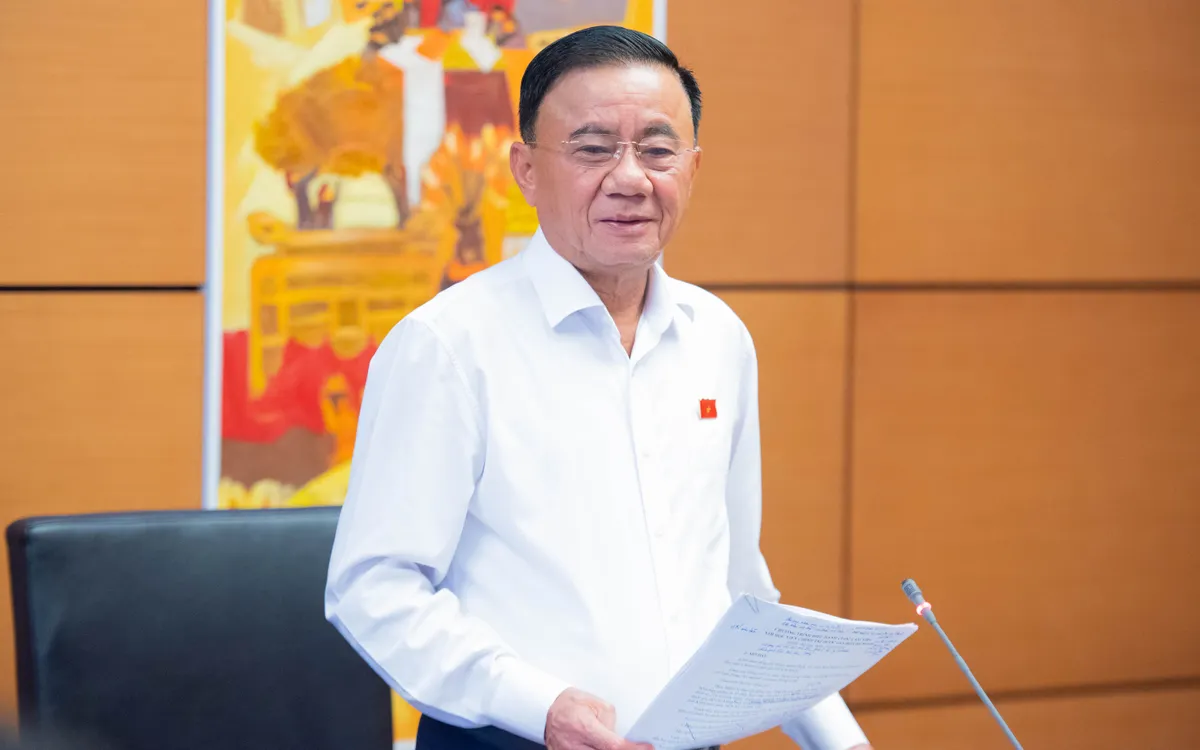 Thường trực Ban Bí thư Trần Cẩm Tú phát biểu