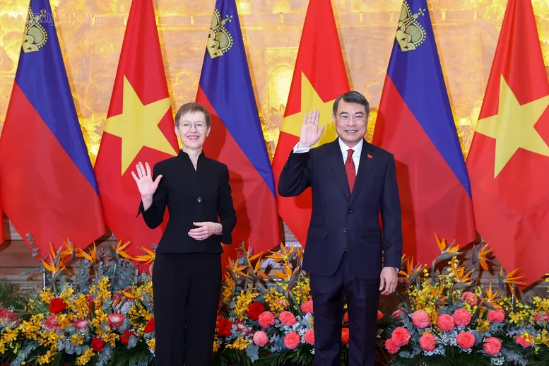Thủ tướng Lê Minh Hưng chủ trì lễ đón chính thức Thủ tướng Liechtenstein - Ảnh 5.