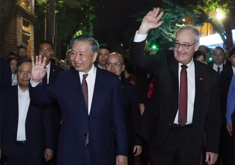 Ðêm thu Hà Nội, ðậm tình hữu nghị Việt Nam - Thụy Sĩ - Ảnh 5.