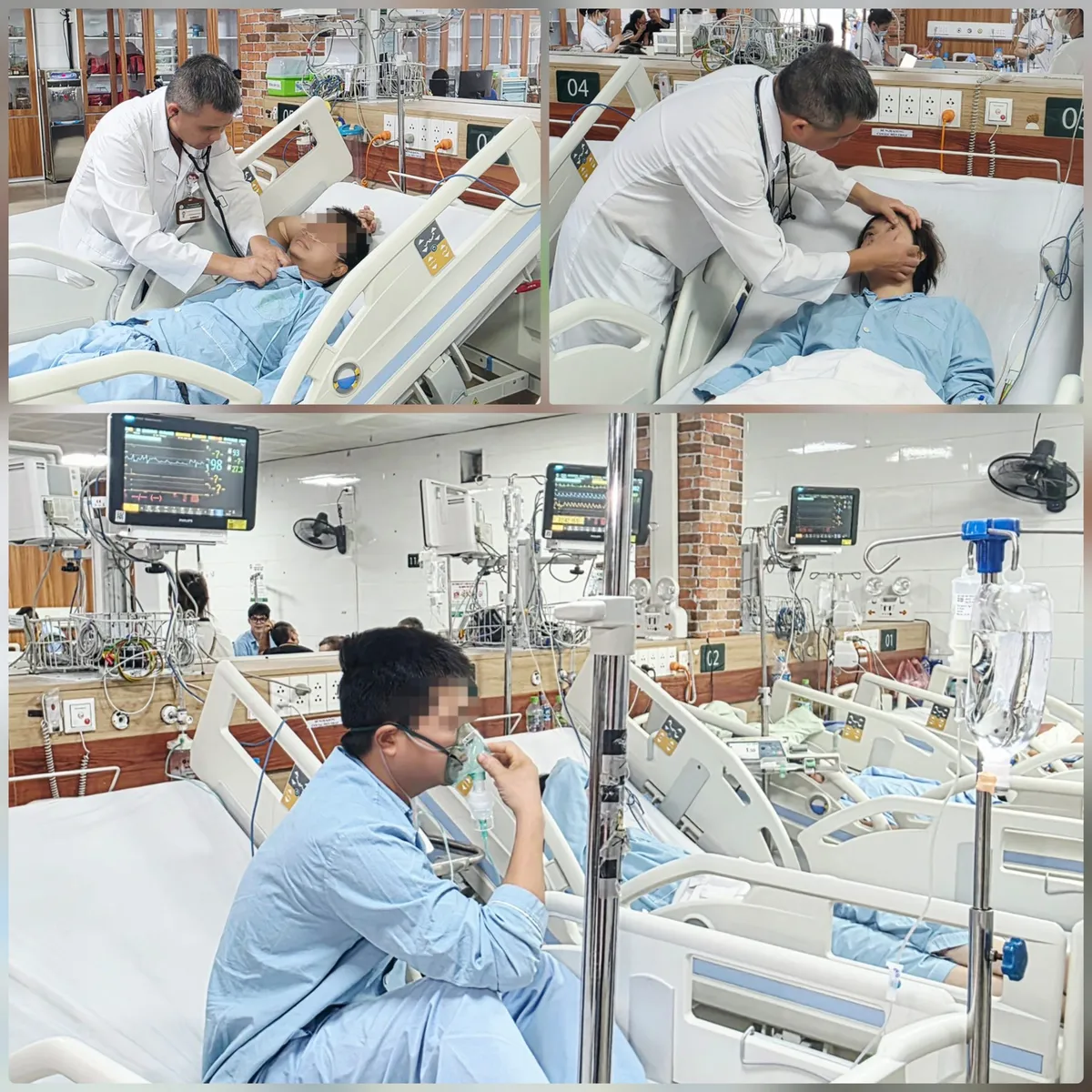 Bệnh viện Bạch Mai hội chẩn khẩn cấp cứu 7 nạn nhân ngộ độc khí clo- Ảnh 2. Bệnh viện Bạch Mai hội chẩn khẩn cấp cứu 7 nạn nhân ngộ độc khí clo- Ảnh 2.