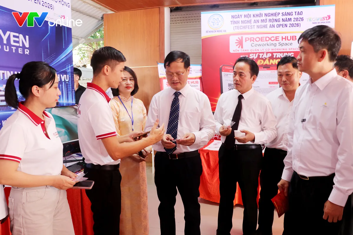 Khai mạc Ngày hội khởi nghiệp sáng tạo Nghệ An mở rộng năm 2026 - Ảnh 1.