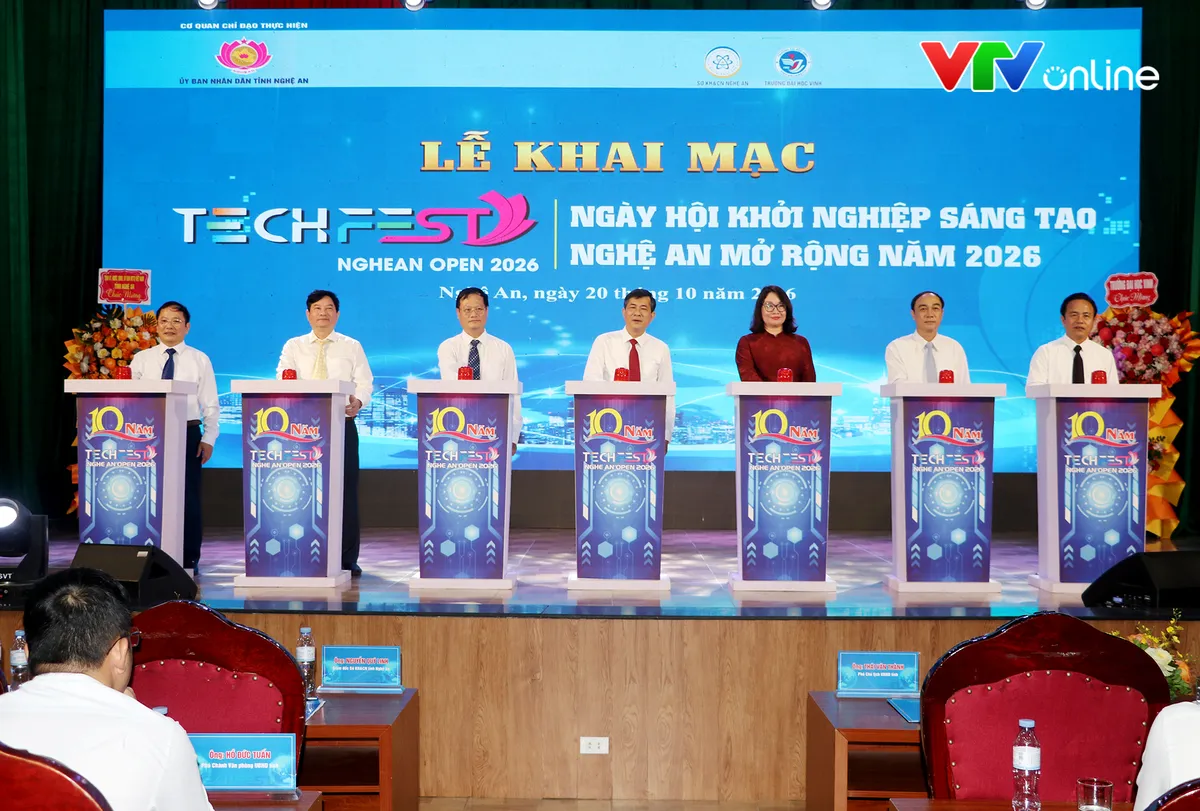 Khai mạc Ngày hội khởi nghiệp sáng tạo Nghệ An mở rộng năm 2026 - Ảnh 3.